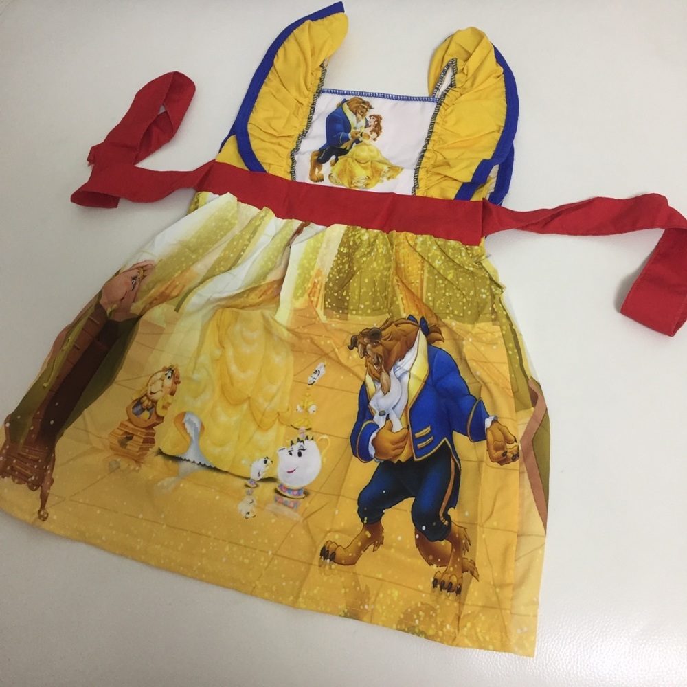 Princess belle beauty and the beast dress - Picture 5 of 8